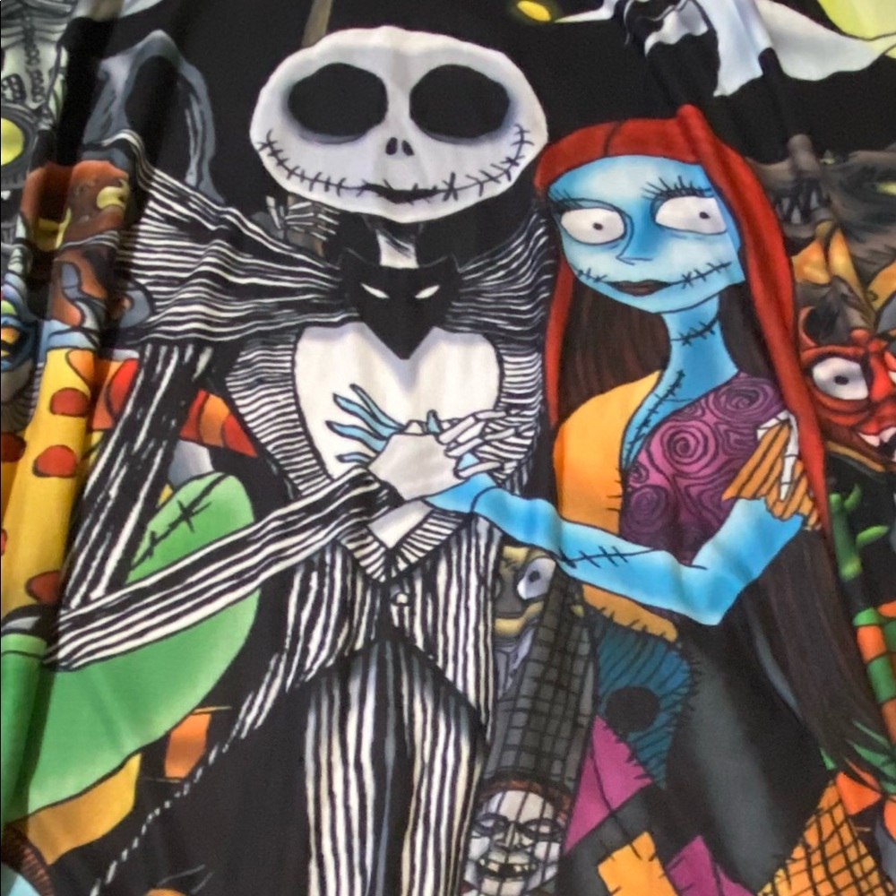 The Nightmare before Christmas Jack and Sally skirt